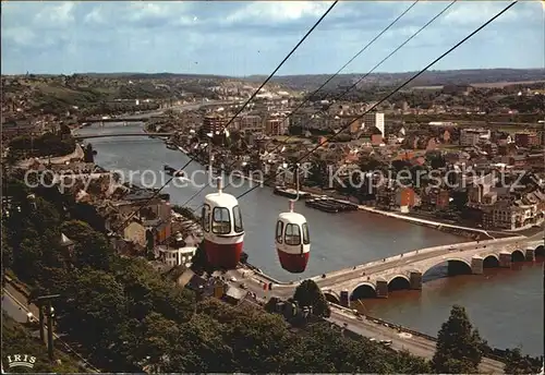 Namur Wallonie La Meuse et le telepherique Kat. 