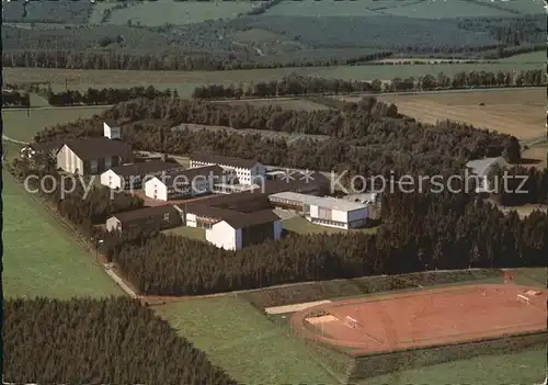 Vossenack Fliegeraufnahme Franziskus Gymnasium Kat. Huertgenwald