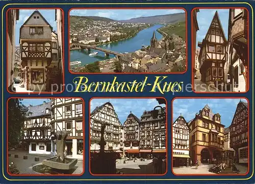 Bernkastel Kues Mosel Fachwerk Kat. Bernkastel Kues