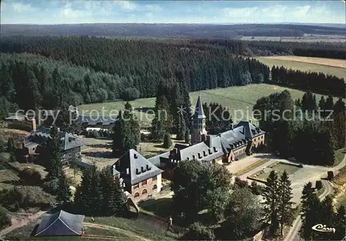 St Hubert Fliegeraufnahme Monastere Notre Dame Kat. Kempen