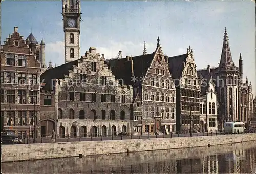 Gent Gand Flandre Quai aux Herbes Grasdamm Kat. 