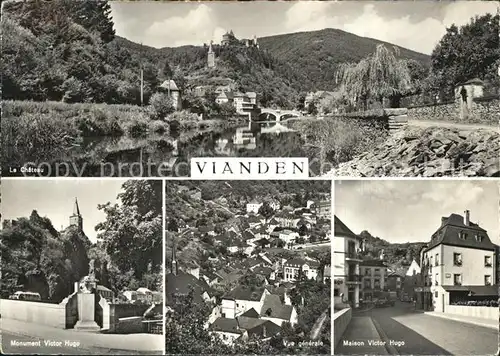 Vianden Chateau Maison et Monument Victor Hugo