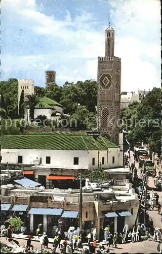 Tanger Tangier Tangiers Le Grand Socco et la Mosquee Kat. Marokko