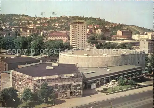 Stuttgart Fliegeraufnahme Liederhalle Kat. Stuttgart