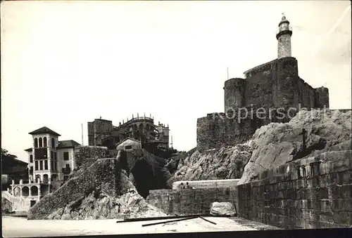 Castro Urdiales El Faro y Santa Maria Kat. Spanien