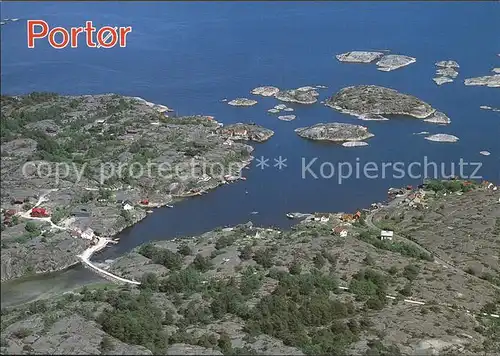 Portor Sommerparadis ved RV 351 mellom Risor Kragero Fliegeraufnahme