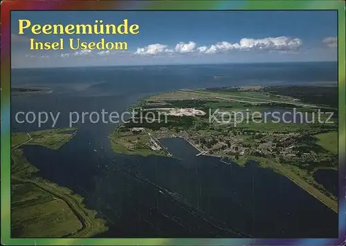 Peenemuende Luftaufnahme Hafen Kat. Peenemuende