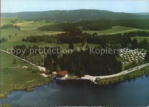 Ruderatshofen Seegaststaette Elbsee Campingplatz Luftaufnahme Kat. Ruderatshofen