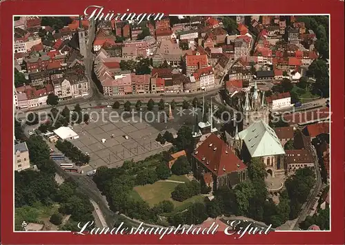 Erfurt Dom Severikirche Luftaufnahme Kat. Erfurt