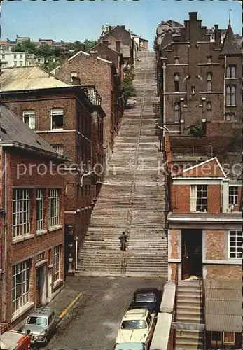 Liege Luettich Treppen on Bueren Kat. Luettich