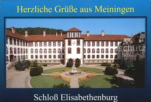 Meiningen Thueringen Schloss Elisabethenburg Kat. Meiningen