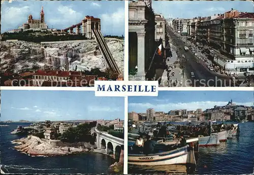 Marseille Hafen Viadukt Kat. Marseille