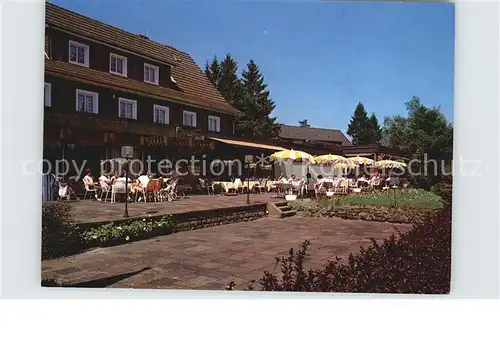 Eberg VdH Erholungsheim Waldhotel Marienheide Terrasse Kat. Marienheide