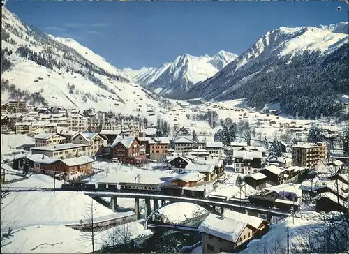 Klosters GR Teilansicht Silvretta Kat. Klosters