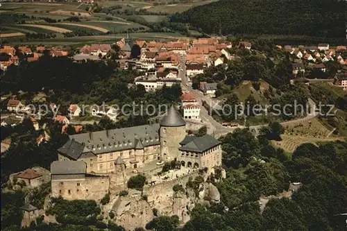 Waldeck Edersee Fliegeraufnahme Schloss