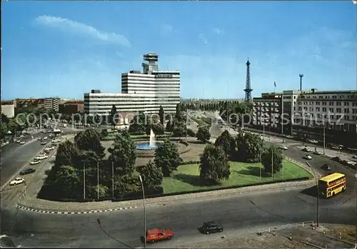 Berlin Theodor Heuss Platz mit Fernsehzentrum Kat. Berlin