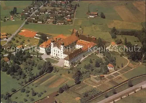 Schlehdorf Kloster der Missions Dominikanerinnen Fliegeraufnahme Kat. Schlehdorf