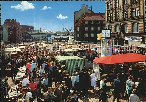 Hamburg St Pauli Fischmarkt Kat. Hamburg