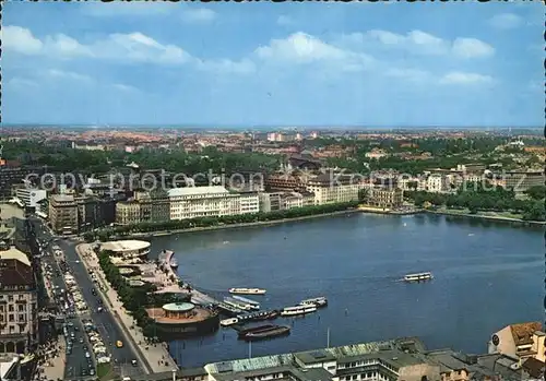 Hamburg Jungfernstieg und Binnenalster Kat. Hamburg