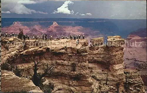 Grand Canyon Mather Point Lookout Kat. Grand Canyon National Park