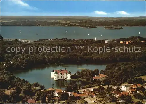 Gluecksburg Ostseebad Fliegeraufnahme mit Schloss Kat. Gluecksburg (Ostsee)