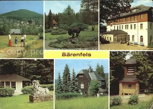 Baerenfels Erzgebirge Kurpark FDGB Erholungsheim Glockenspiel aus Meissener Porzellan Kat. Altenberg