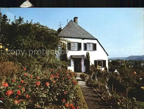 Bonn Rhein Wohnhaus und Garten Konrad Adenauers Stiftung Kat. Bonn