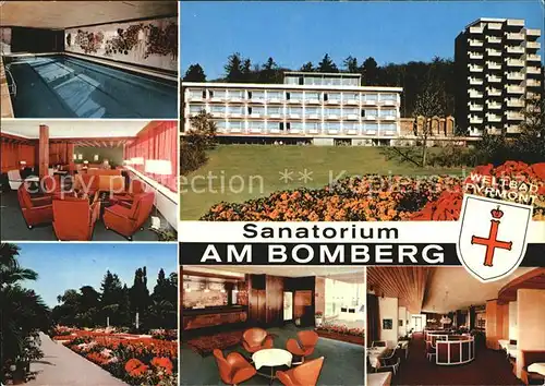 Bad Pyrmont Sanatorium am Bomberg Kat. Bad Pyrmont