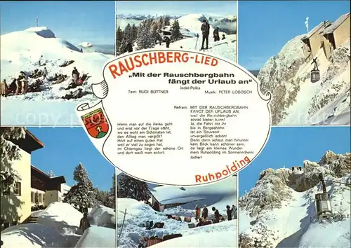 Ruhpolding Rauschberg Lied Kat. Ruhpolding