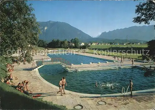 Marzoll Freibad Schwarzbach Kat. Bad Reichenhall