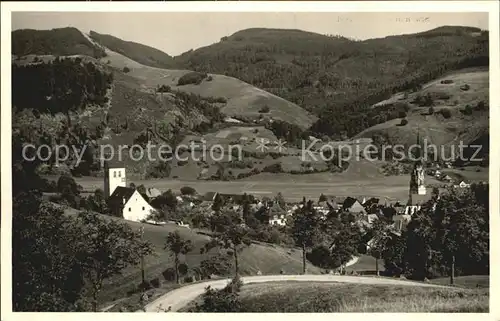 Schoenau Schwarzwald Panorama Kat. Schoenau im Schwarzwald