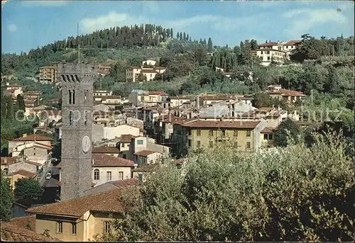 Fiesole Ortsansicht mit Kirche Kat. Fiesole