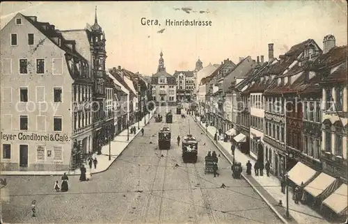 Gera Heinrichstrasse Kat. Gera