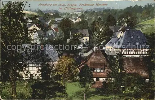 Annaberg Buchholz Erzgebirge Frohnauer Hammer im Huettengrund Kat. Annaberg