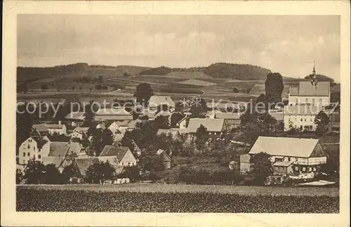 Hinterhermsdorf Panorama Kat. Sebnitz