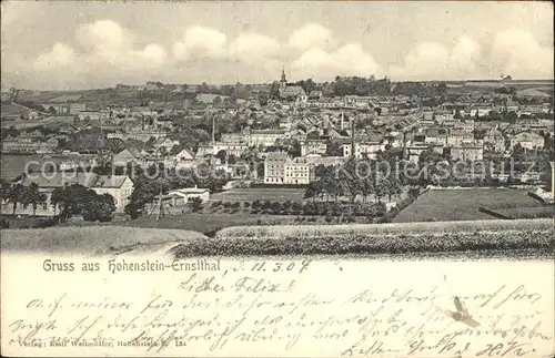 Hohenstein Ernstthal Panorama Kat. Hohenstein Ernstthal