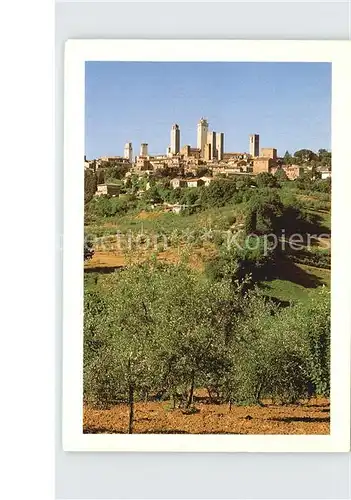 San Gimignano Le Torri Panorama della Citta