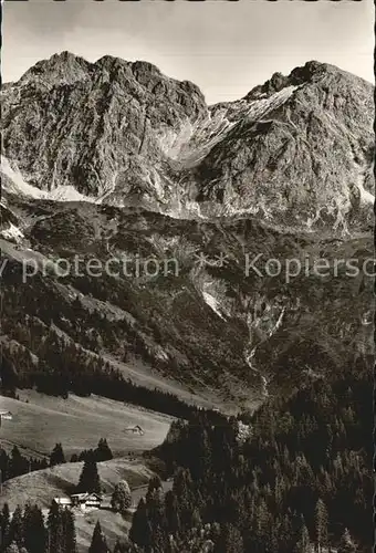 Mittelberg Kleinwalsertal Alpengasstaette Bergheim Kat. Oesterreich