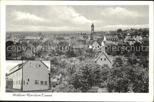 Marxheim Taunus Panorama Gasthaus zum Adler Kat. Hofheim am Taunus