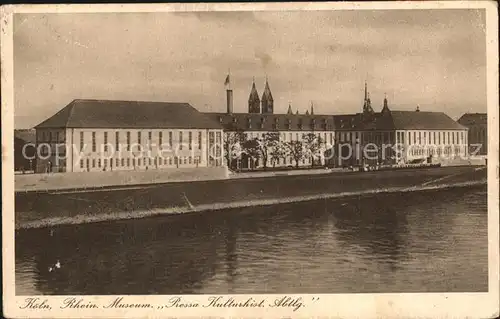 Koeln Rhein Museum Rossa Kulturhist Abtlg Kat. Koeln