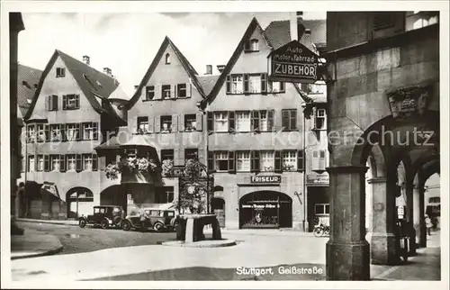 Stuttgart Geissstrasse Kat. Stuttgart