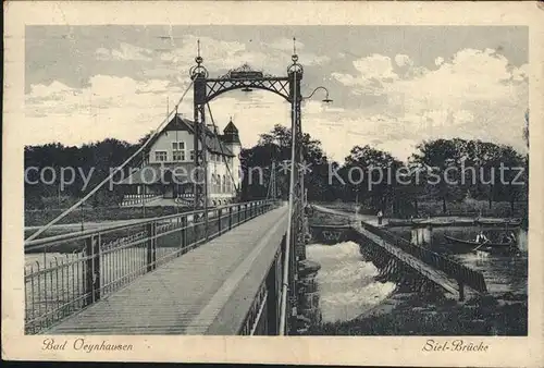 Bad Oeynhausen Siel Bruecke Kat. Bad Oeynhausen