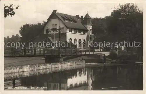 Bad Oeynhausen Siel Restaurant Bruecke Kat. Bad Oeynhausen