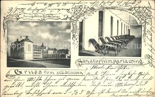 Harlaching Muenchen Staedtisches Sanatorium Kat. Muenchen