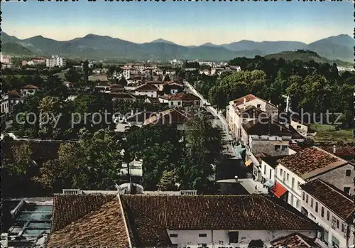 Abano Terme Panorama Blick vom Kirchturm Euganische Huegel Kat. Abano Terme