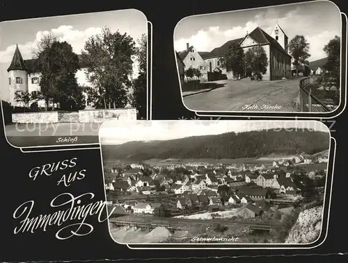 Immendingen Schloss Katholische Kirche Panorama Kat. Immendingen