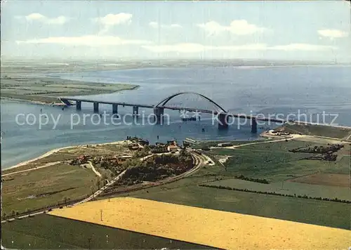 Fehmarn Fliegeraufnahme Fehmarnsundbruecke Kat. Fehmarn