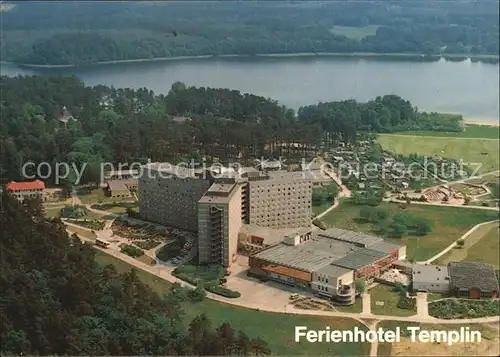 Templin Fliegeraufnahme Hotel  Kat. Templin