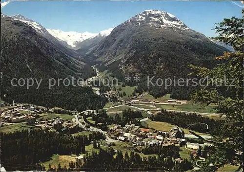 Pontresina Blick gegen Bellavista Kat. Pontresina