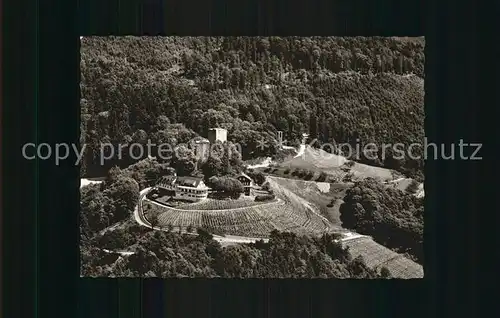 Buehl Baden Fliegeraufnahme Burg Windeck Kat. Buehl